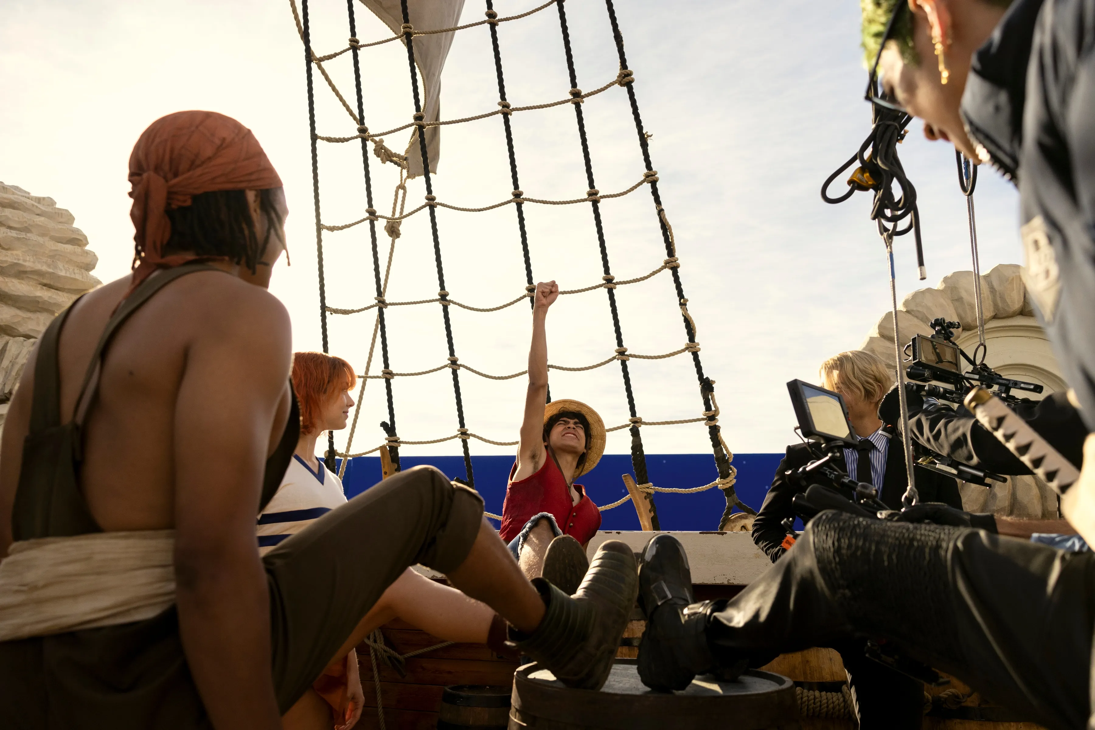 メイキングカット / 進水式にのぞむ麦わらの一味