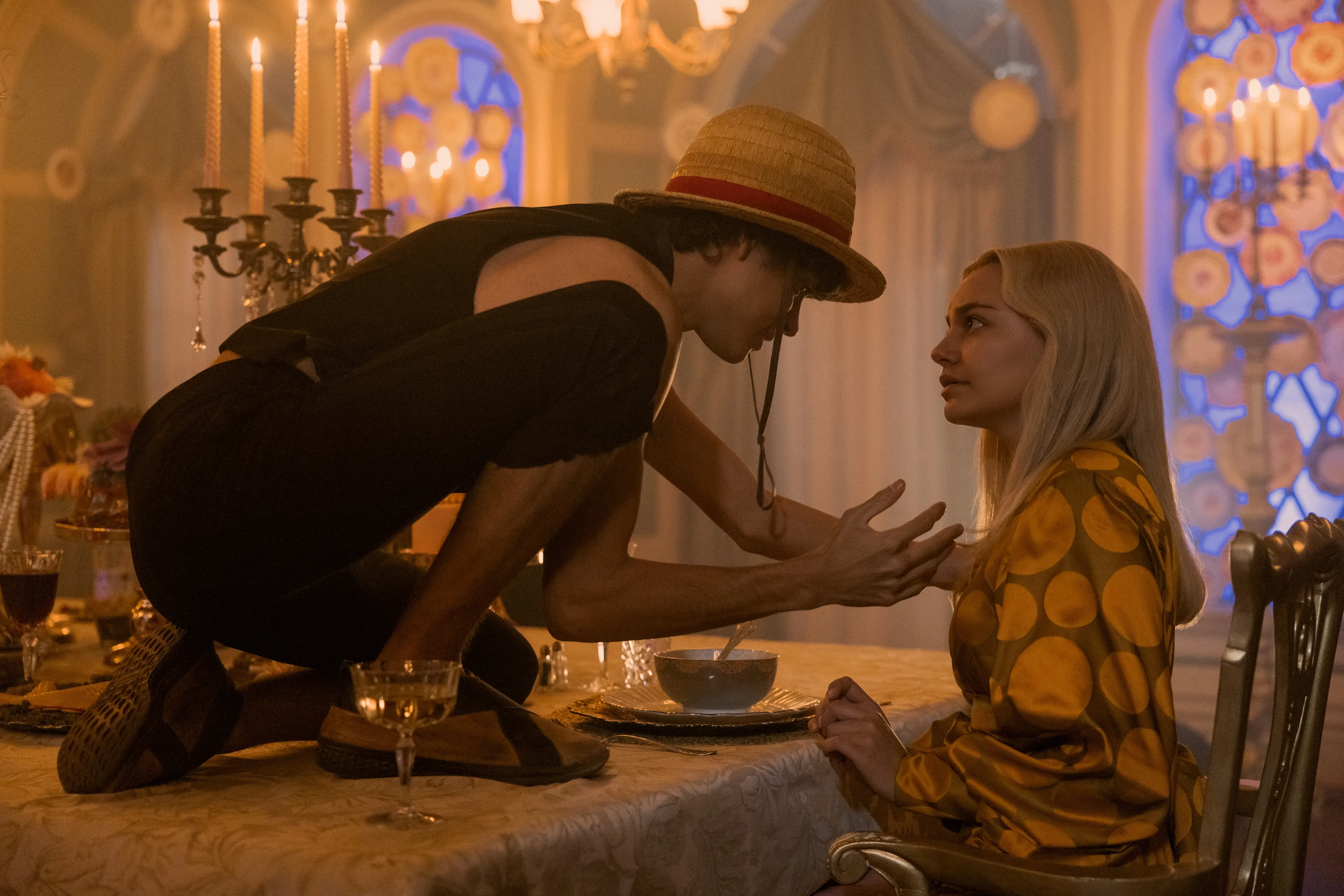 船への思いを熱弁するルフィ