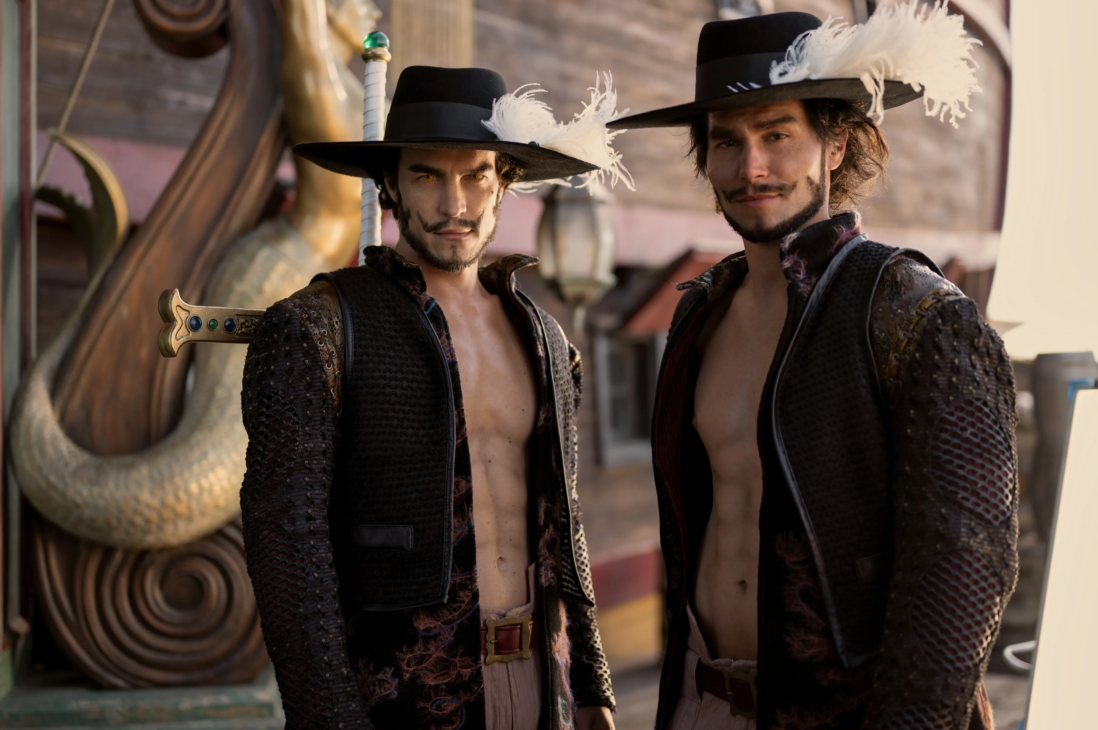 スティーヴン・ウォード（ミホーク）とスタントマン