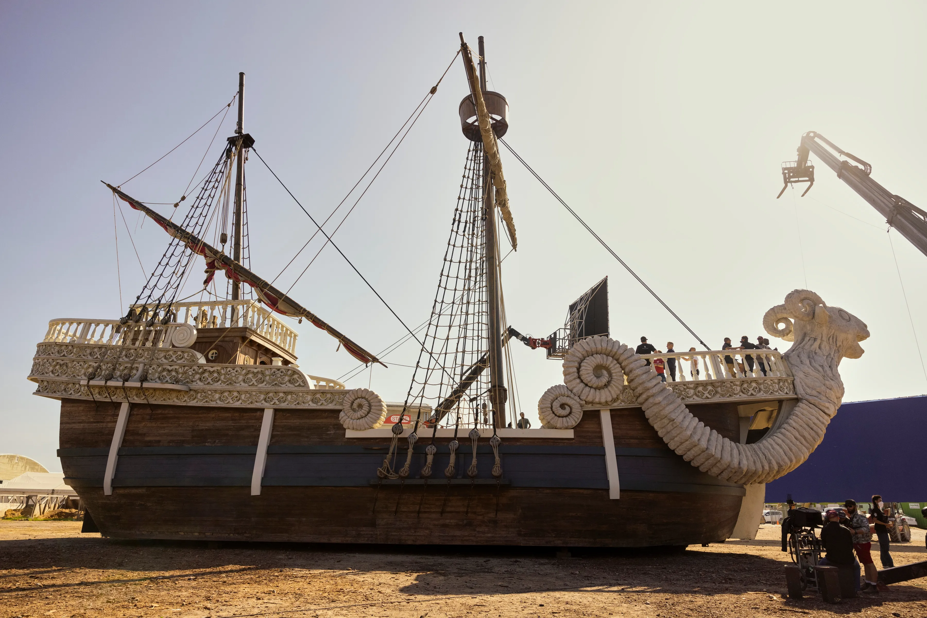 メイキングカット /準備中のゴーイング・メリー号