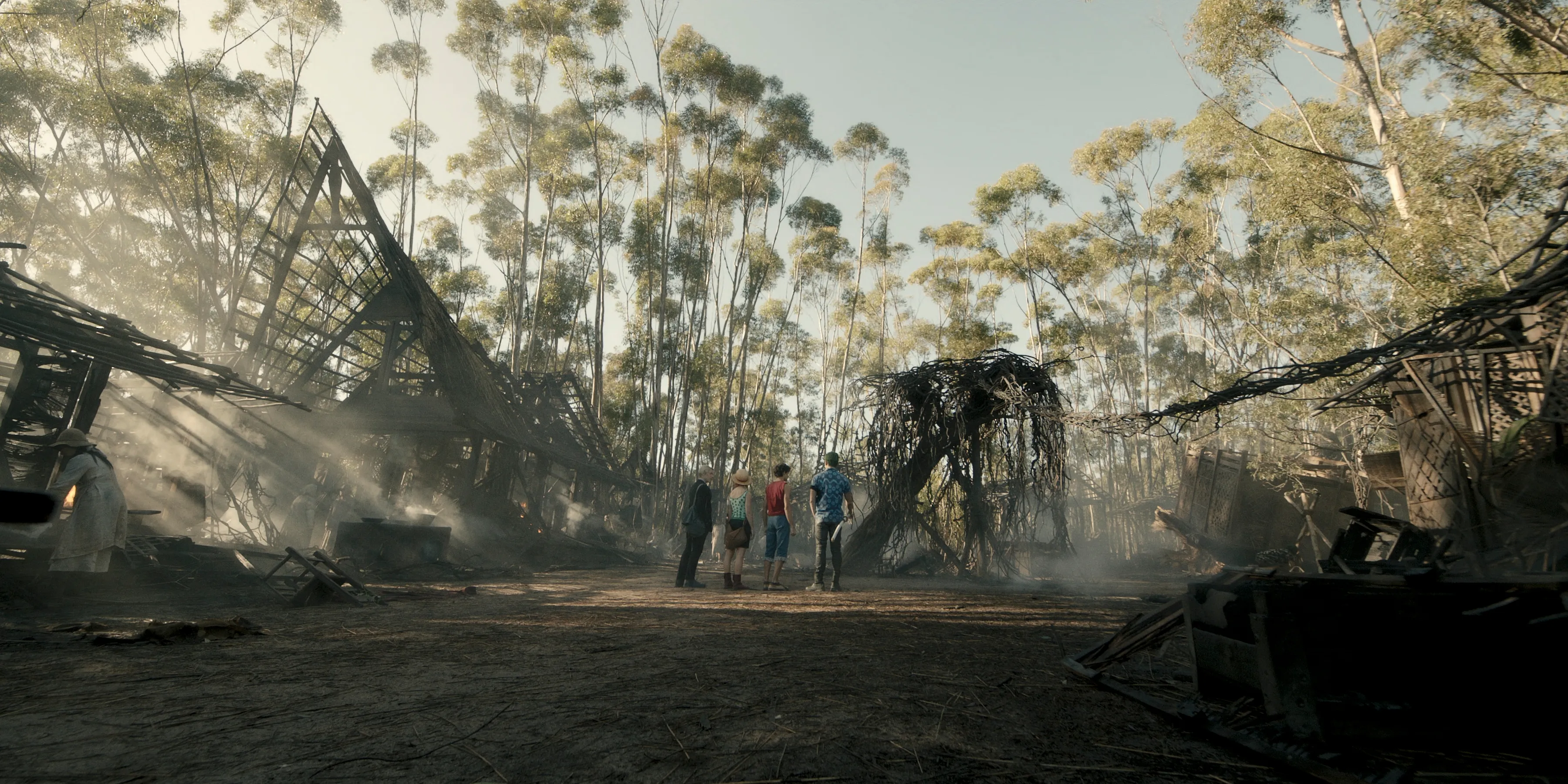 村の姿が想像を絶する過去を物語る