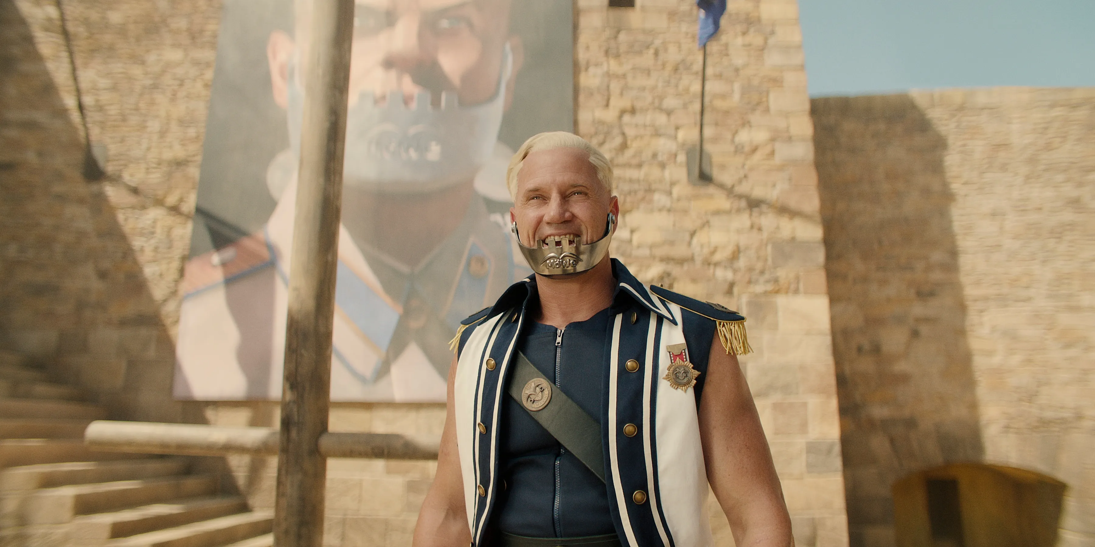 壁画が物語るモーガン大佐の権威